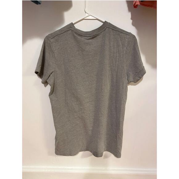 Y2K Style Hollister Muscle Shirt Mens M Gray Soft Puff Graphic - Picture 2 of 7